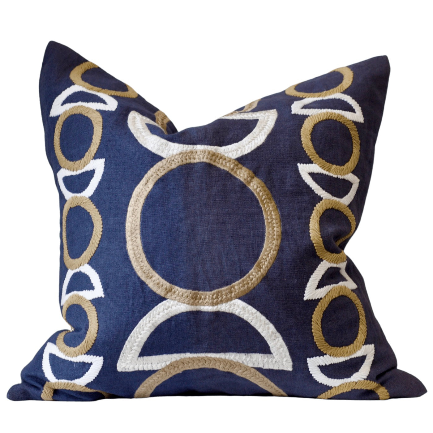 Bandhini Navy Inter Gem Cushion Bundle