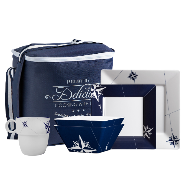 Marine Business Northwind Melamine Square Dinnerware Set