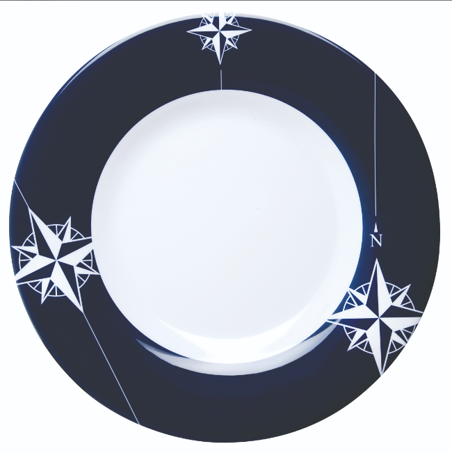 Marine Business Northwind Melamine Round Dinnerware Set