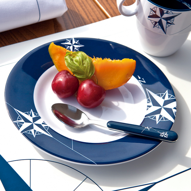 Marine Business Northwind Melamine Round Dinnerware Set