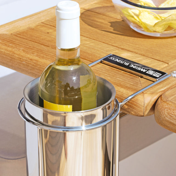 Marine Business Stainless Steel Hanging Insulated Wine Bucket