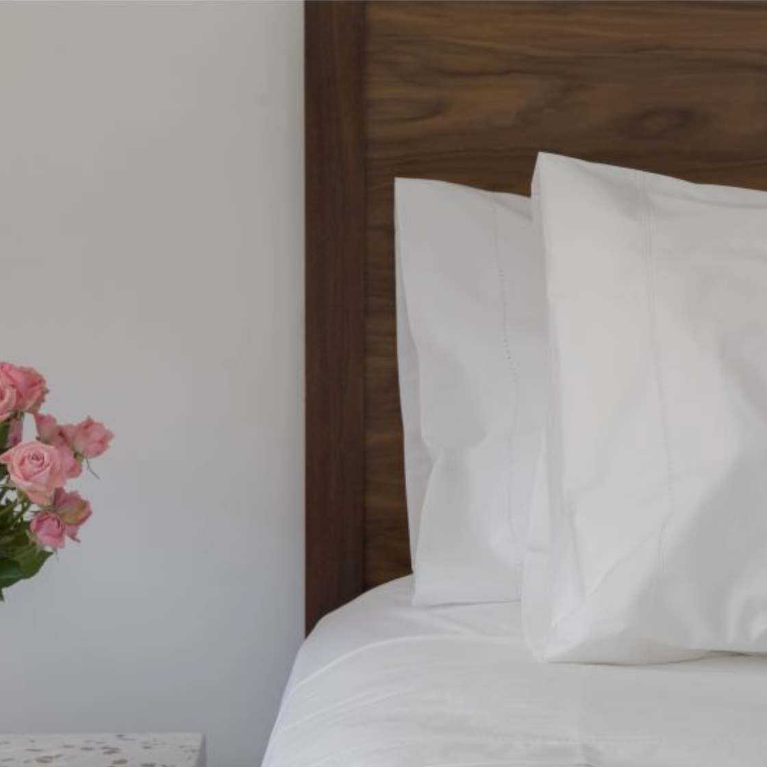 500 Thread Count 100% Egyptian Cotton Percale Sheets With Hemstitch Detail