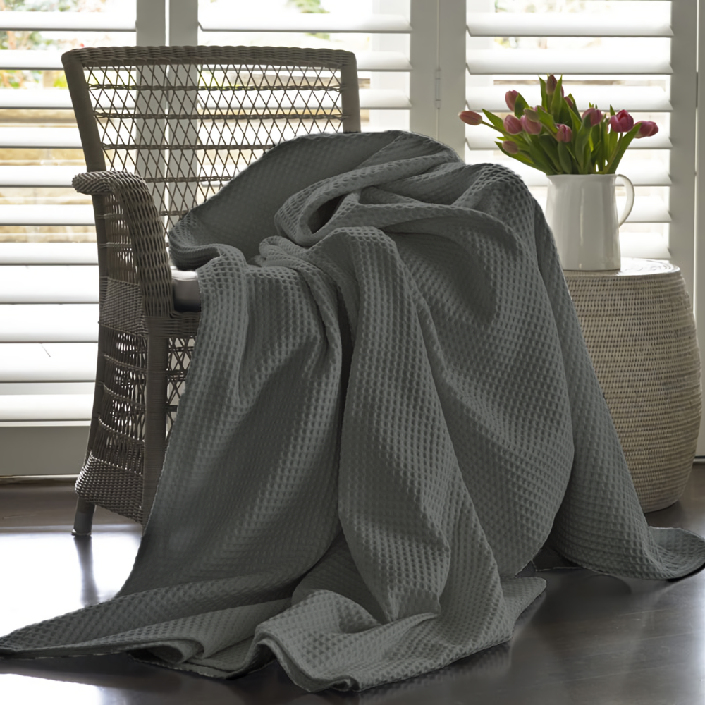 Artemis Waffle Weave Blanket