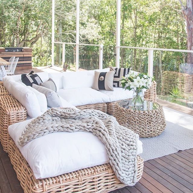 Bandhini Outdoor Black Shell Tassel Lumbar Pillow