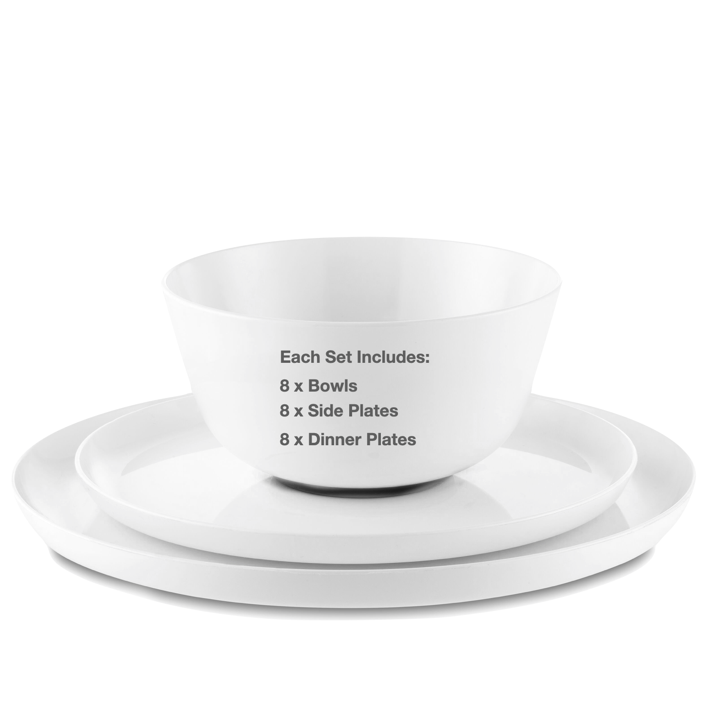 Award winning Marc Newson Unbreakable Ultradur Dinnerware