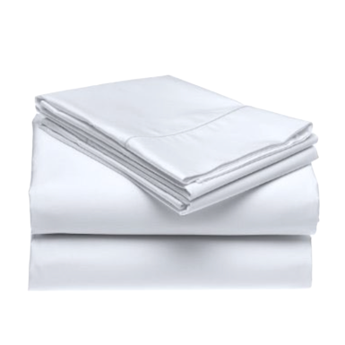 500 Thread Count 100% Cotton Sateen Sheet Set White