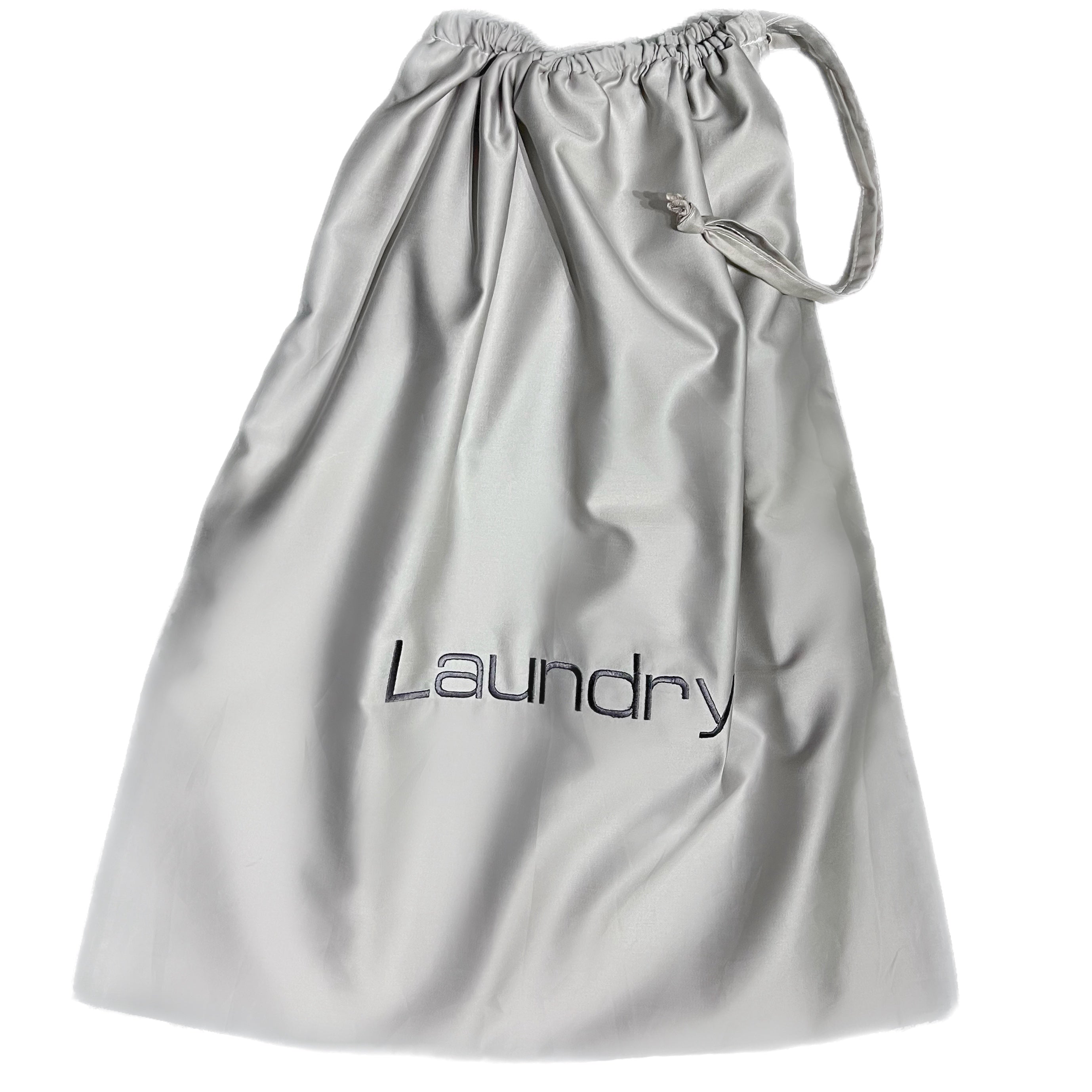 Embroidered Laundry Bags In Cotton Sateen