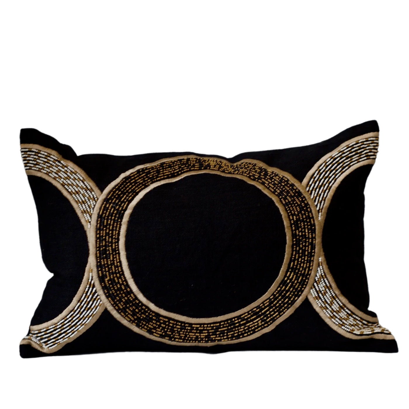 Bandhini Black Inter Gem Cushion Bundle
