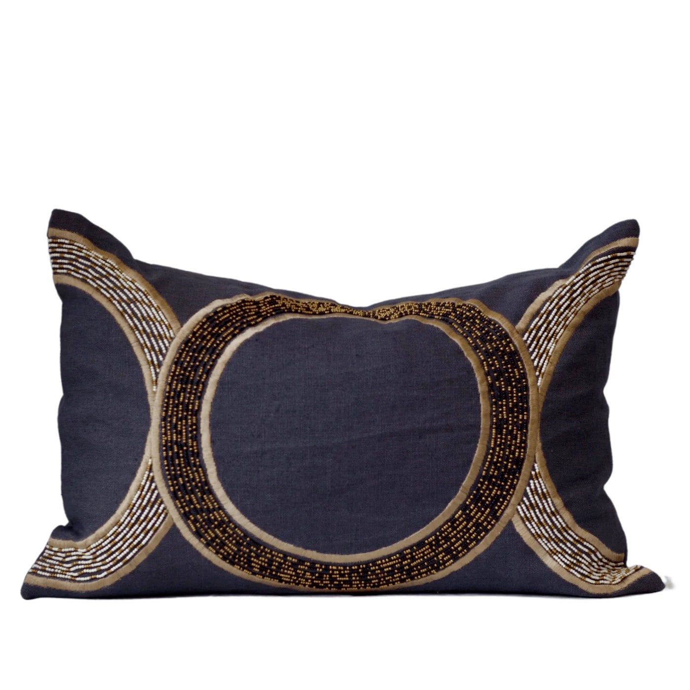 Bandhini Navy Inter Gem Cushion Bundle