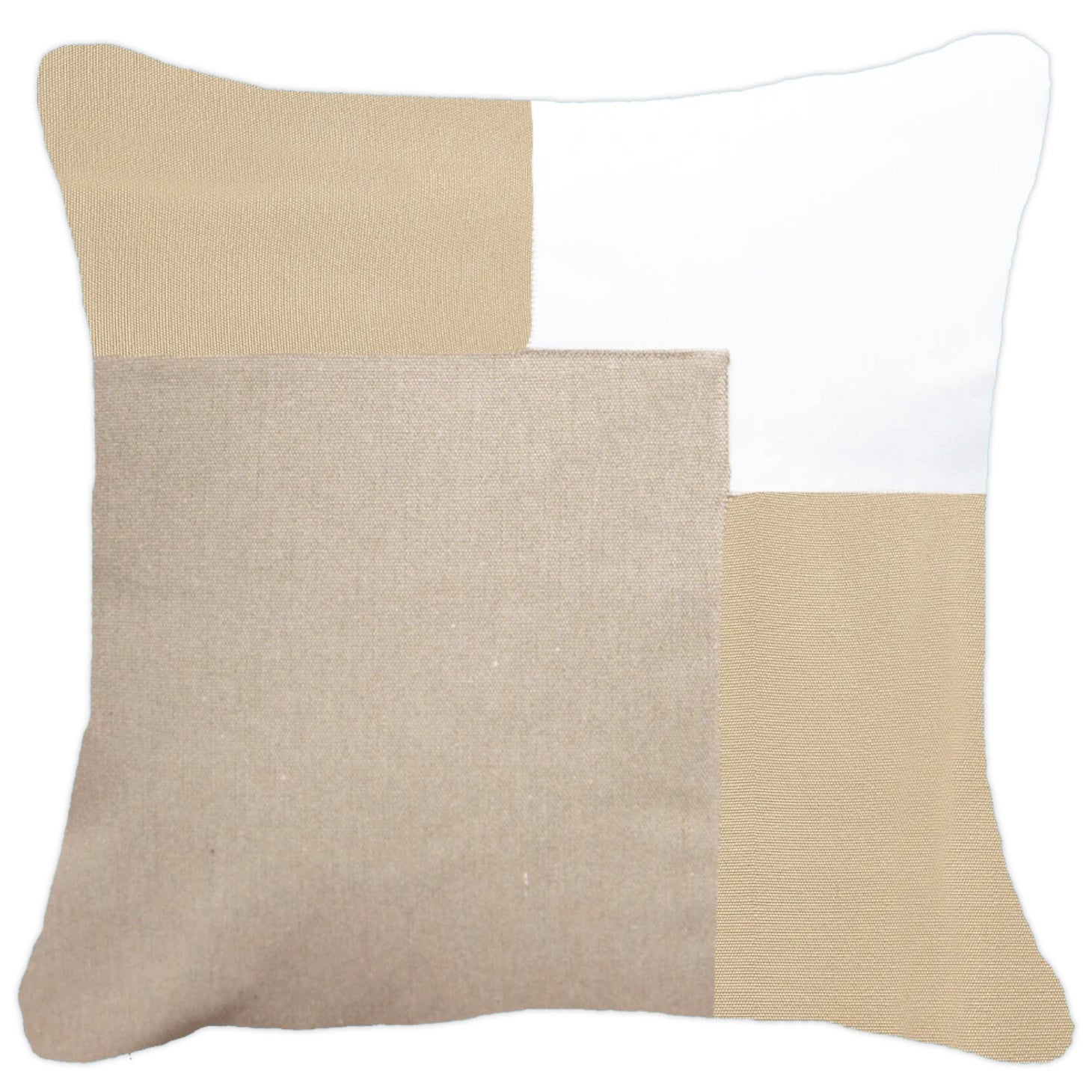 Bandhini Outdoor Beige Squares Cushion Bundle