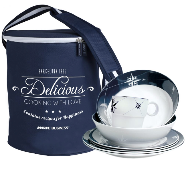 Marine Business Northwind Melamine Round Dinnerware Set