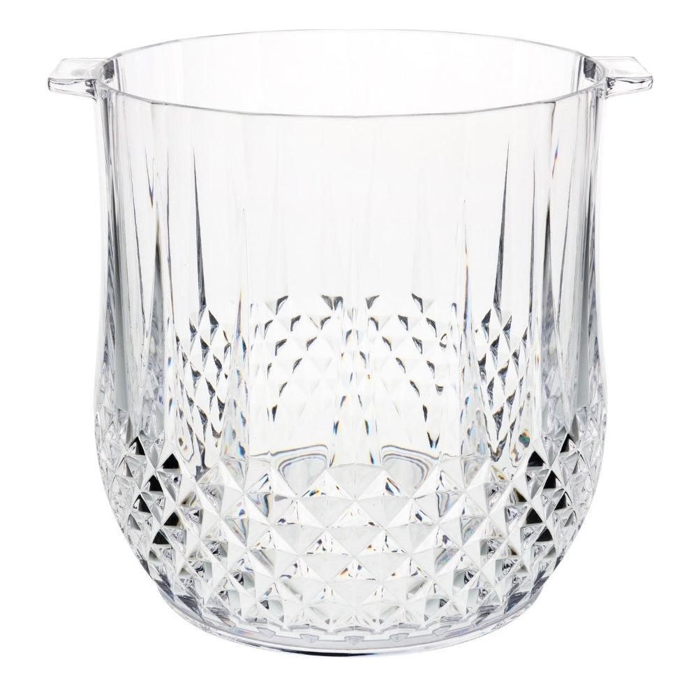 D-Still Polycarbonate Cut Crystal Highball Glasses Set