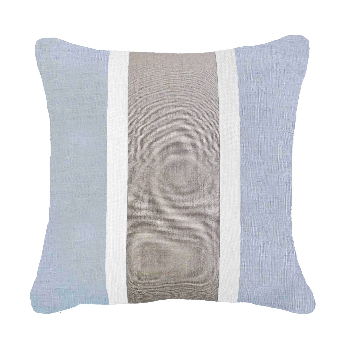 Bandhini Outdoor Cloud Taupe Raffia Cushion