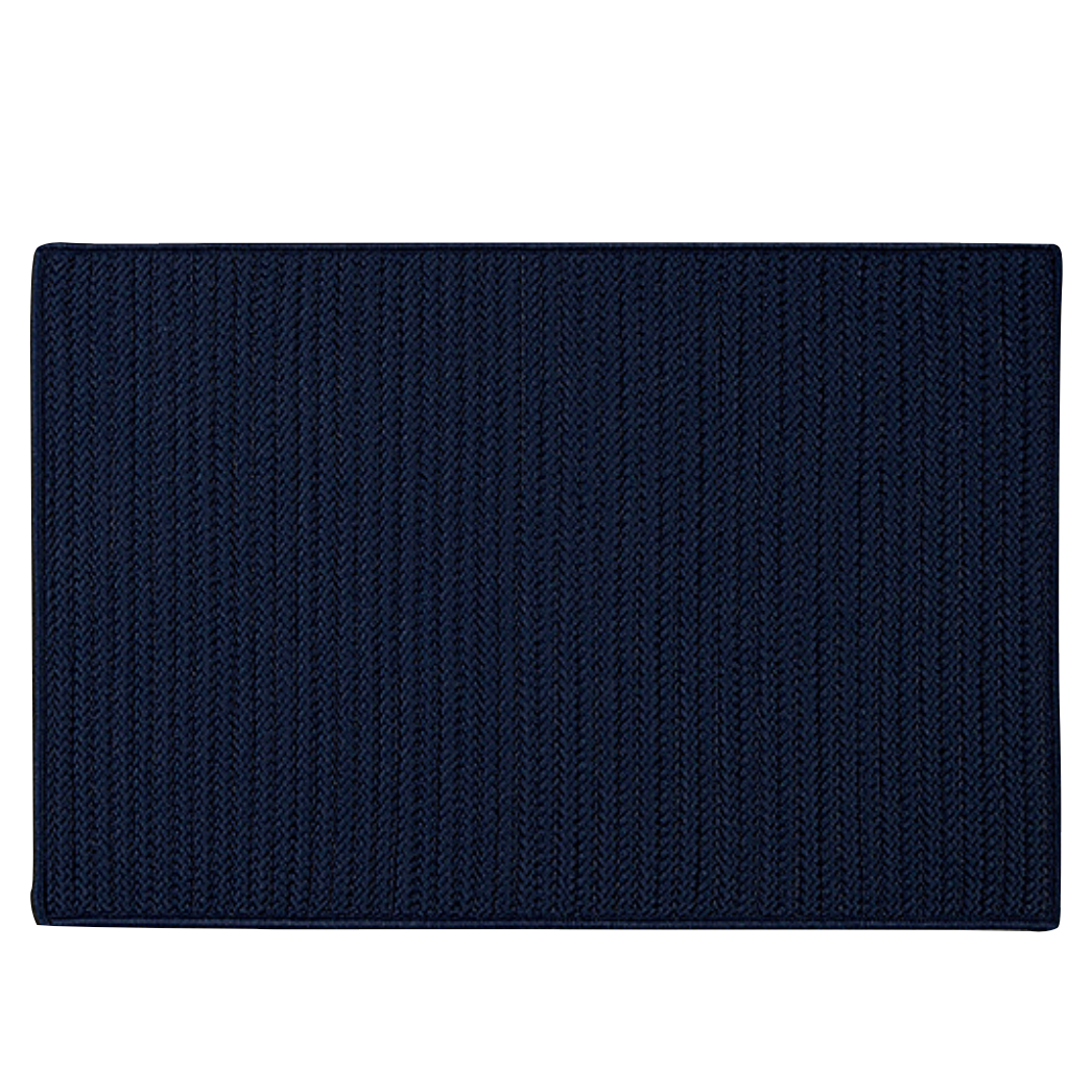 Simply Home Braided Rope Mat Navy