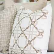 Bandhini Natural Intertwined Lounge Cushion