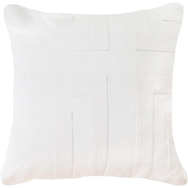 Bandhini Outdoor White Regent Cross Lounge Cushion