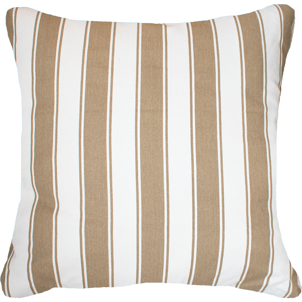 Bandhini Natural Ticking Stripe Lounge Cushion