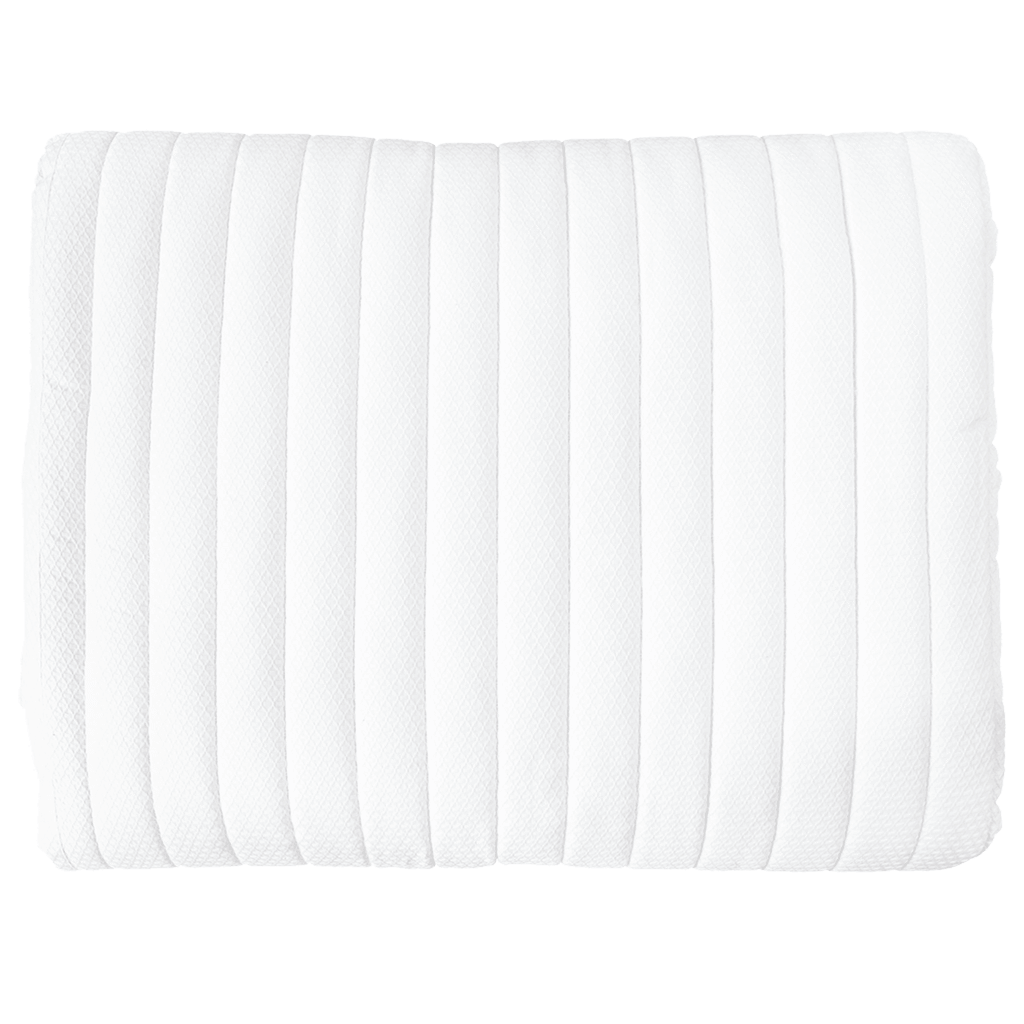 Bandhini White Astroid Quilted Coverlet
