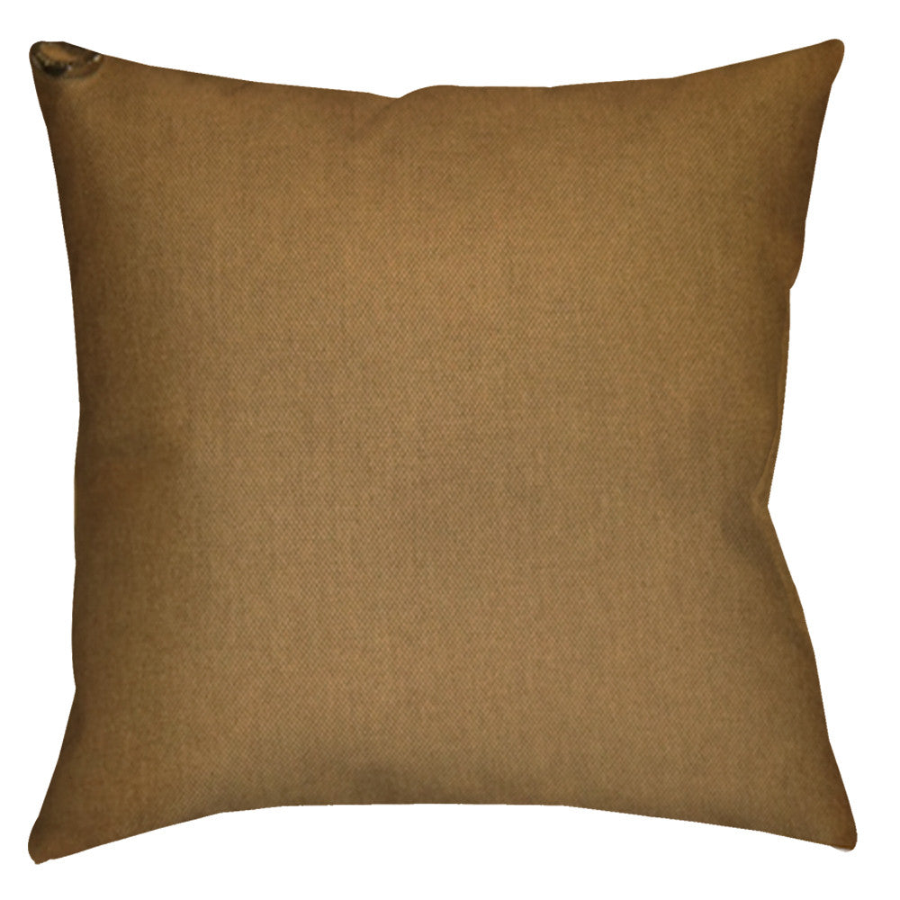 Shell Beach Sailcloth Sienna Sunbrella Outdoor Pillow